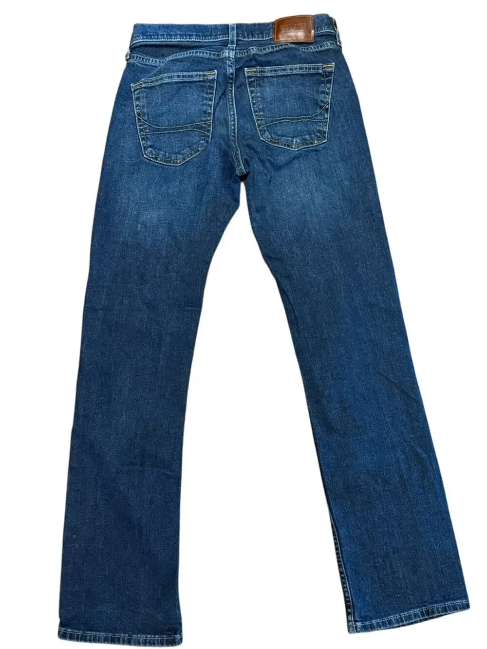 Hollister Epic Flex Boot Cut Dark Blue Jeans Mens 28 x 32